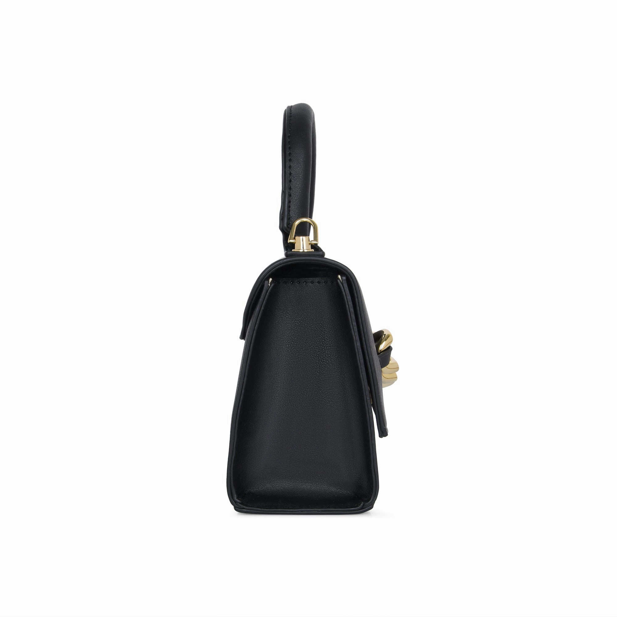 Lavie Luxe Black Small Women's Chain Flap Sling Bag