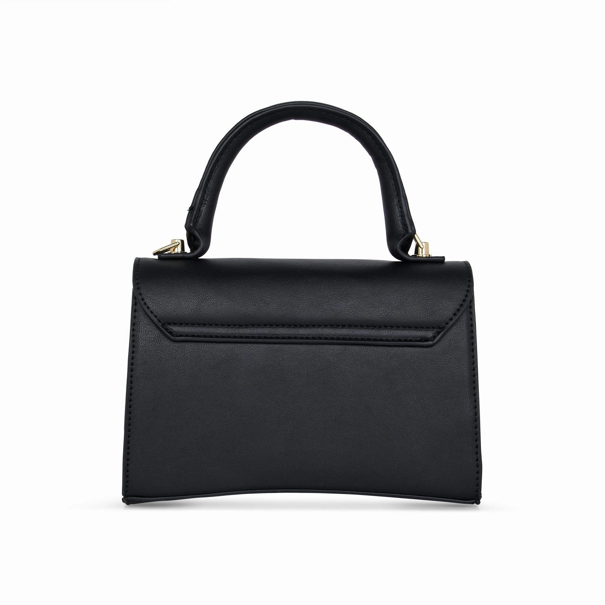 Lavie Luxe Black Small Women's Chain Flap Sling Bag