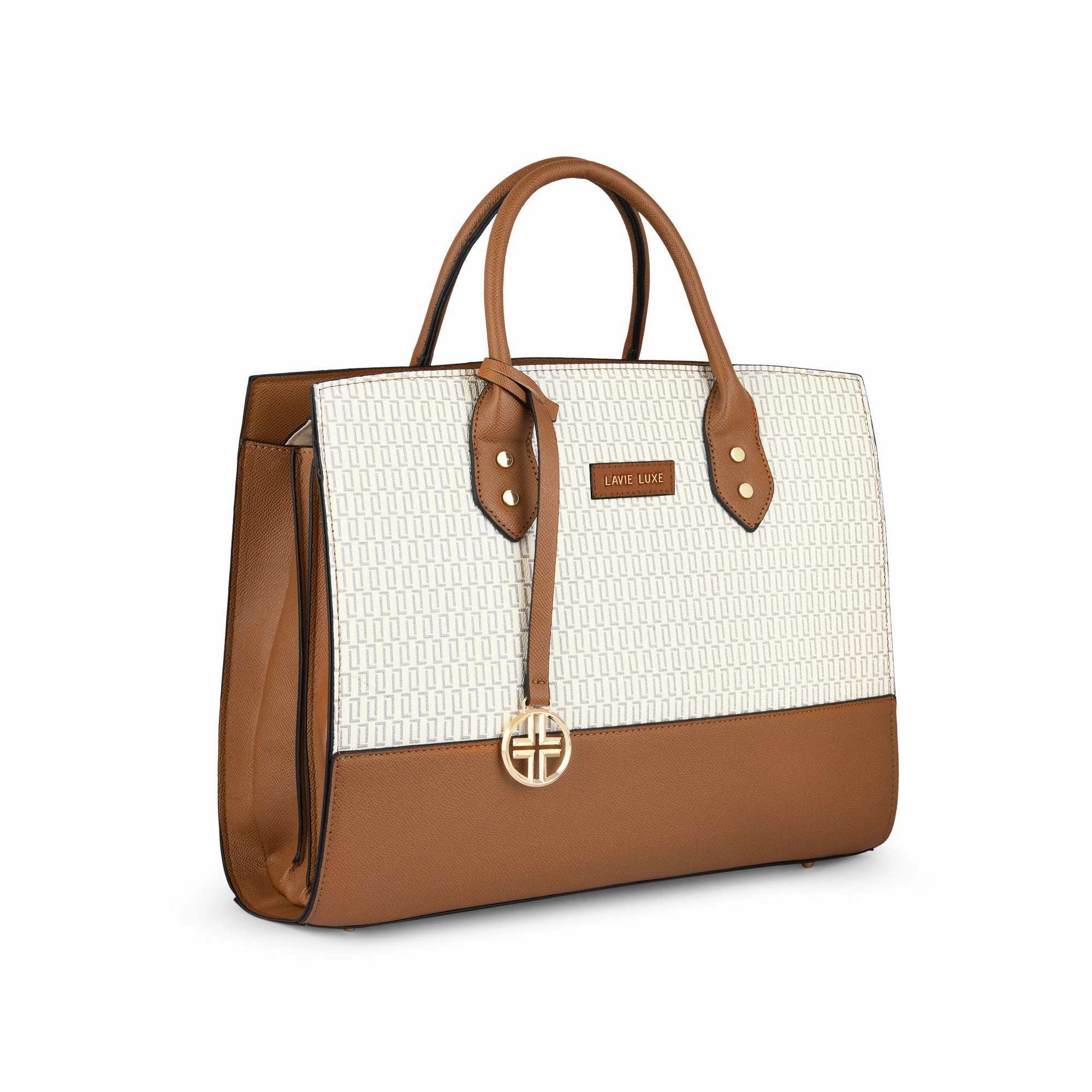 Lavie Luxe Ellon24 Off White Large Women's Satchel