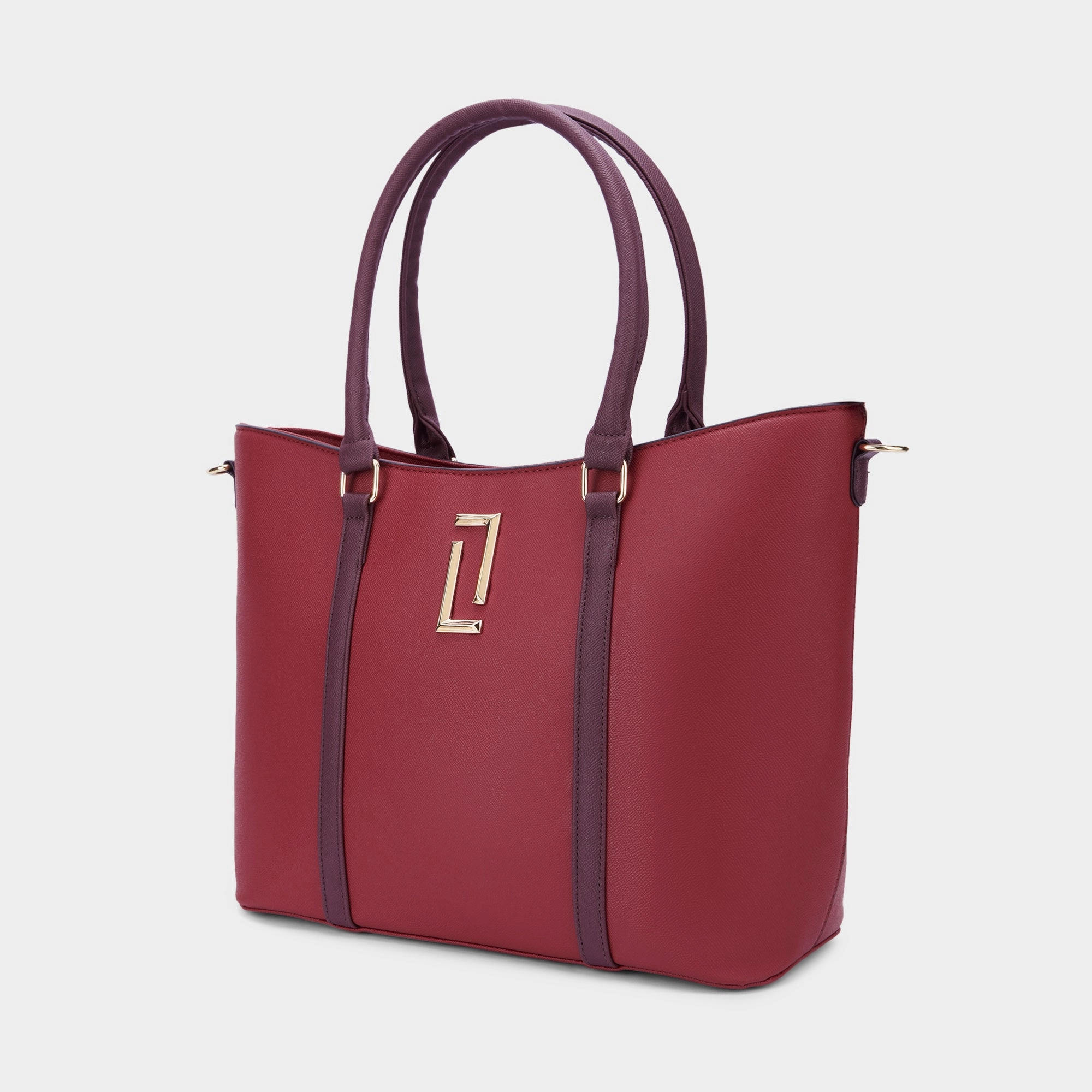 Lavie Luxe Haiden Red Large Women's Tote Handbag