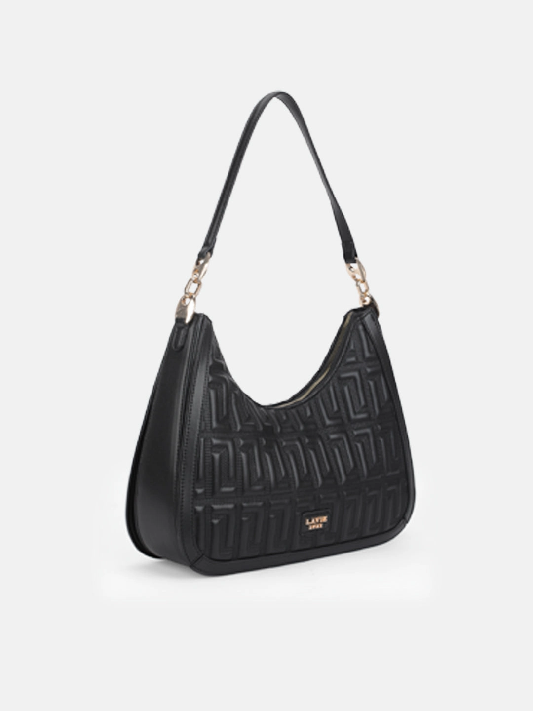 Lavie Luxe Hailey Large Hobo Bag - Black Colour