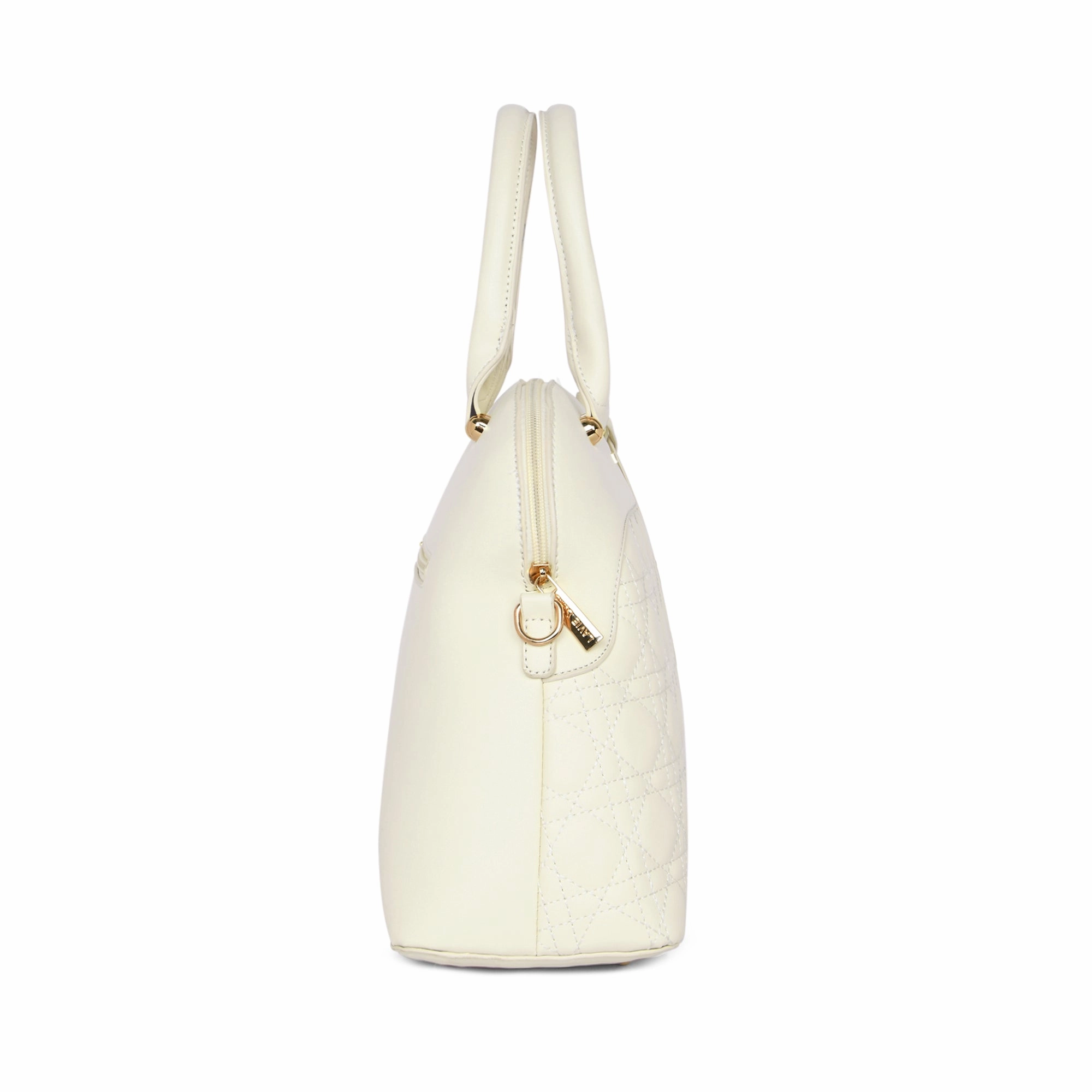 Lavie Luxe Jorie Off White Medium Women's Satchel