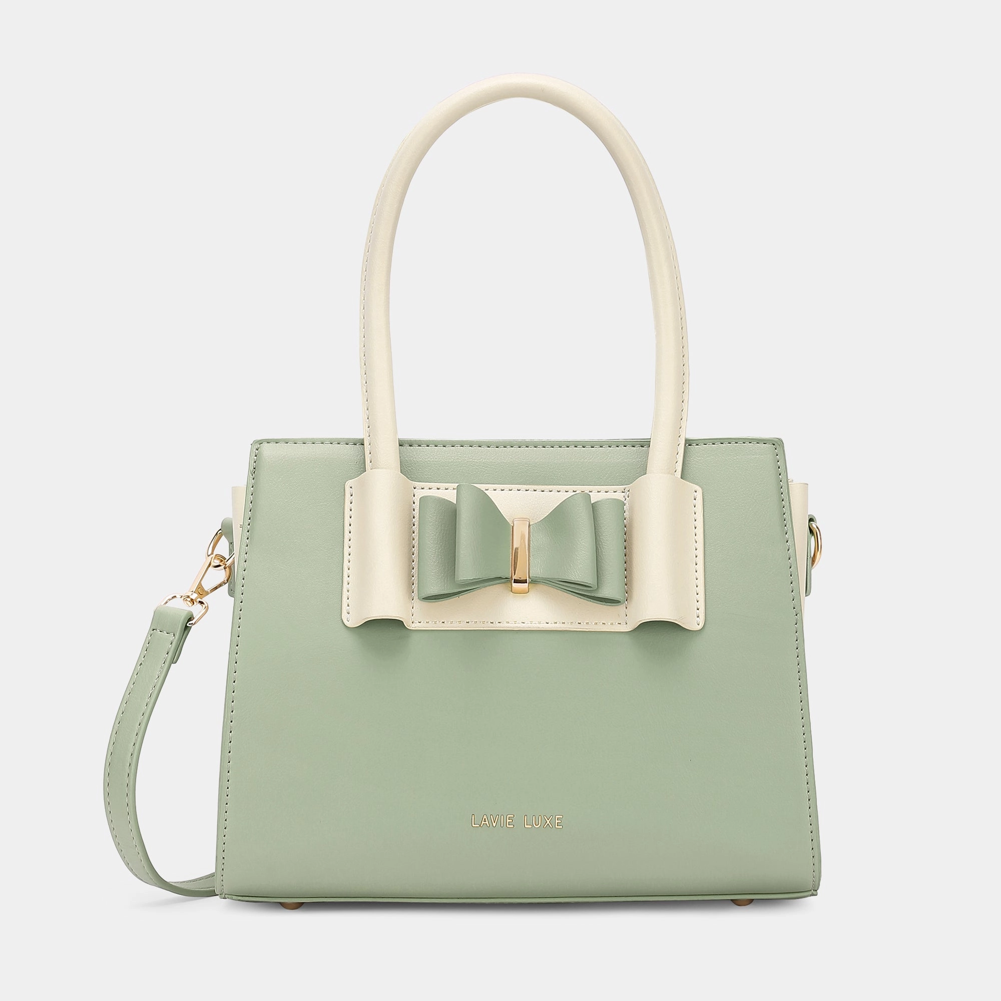 Lavie Luxe Knot Mint Medium Women's Satchel Bag