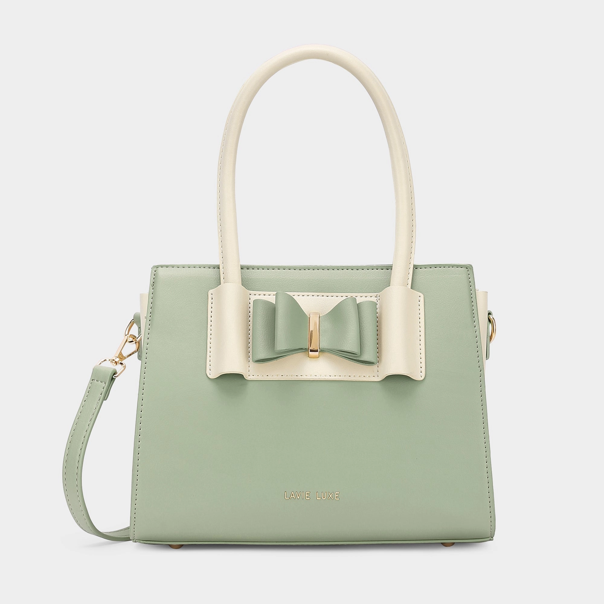Lavie Luxe Knot Mint Medium Women's Satchel Bag