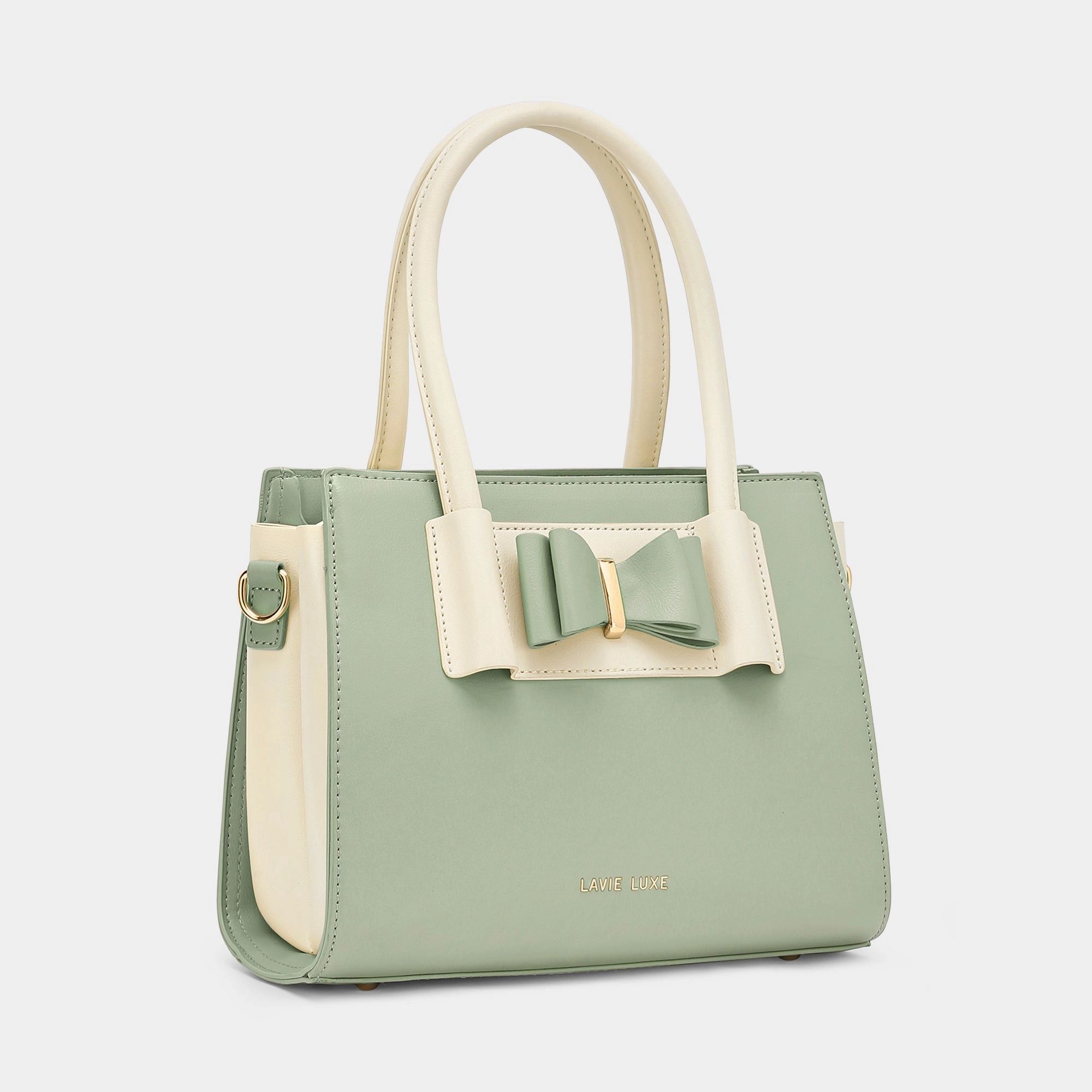 Lavie Luxe Knot Mint Medium Women's Satchel Bag