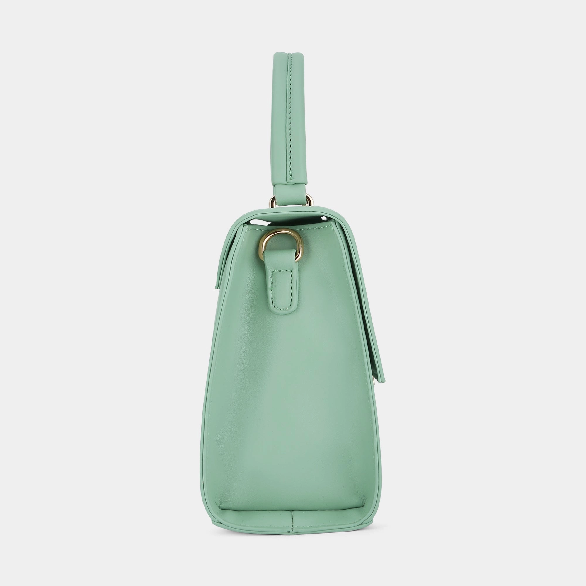 Lavie Luxe Merci Mint Small Women's Flap Satchel