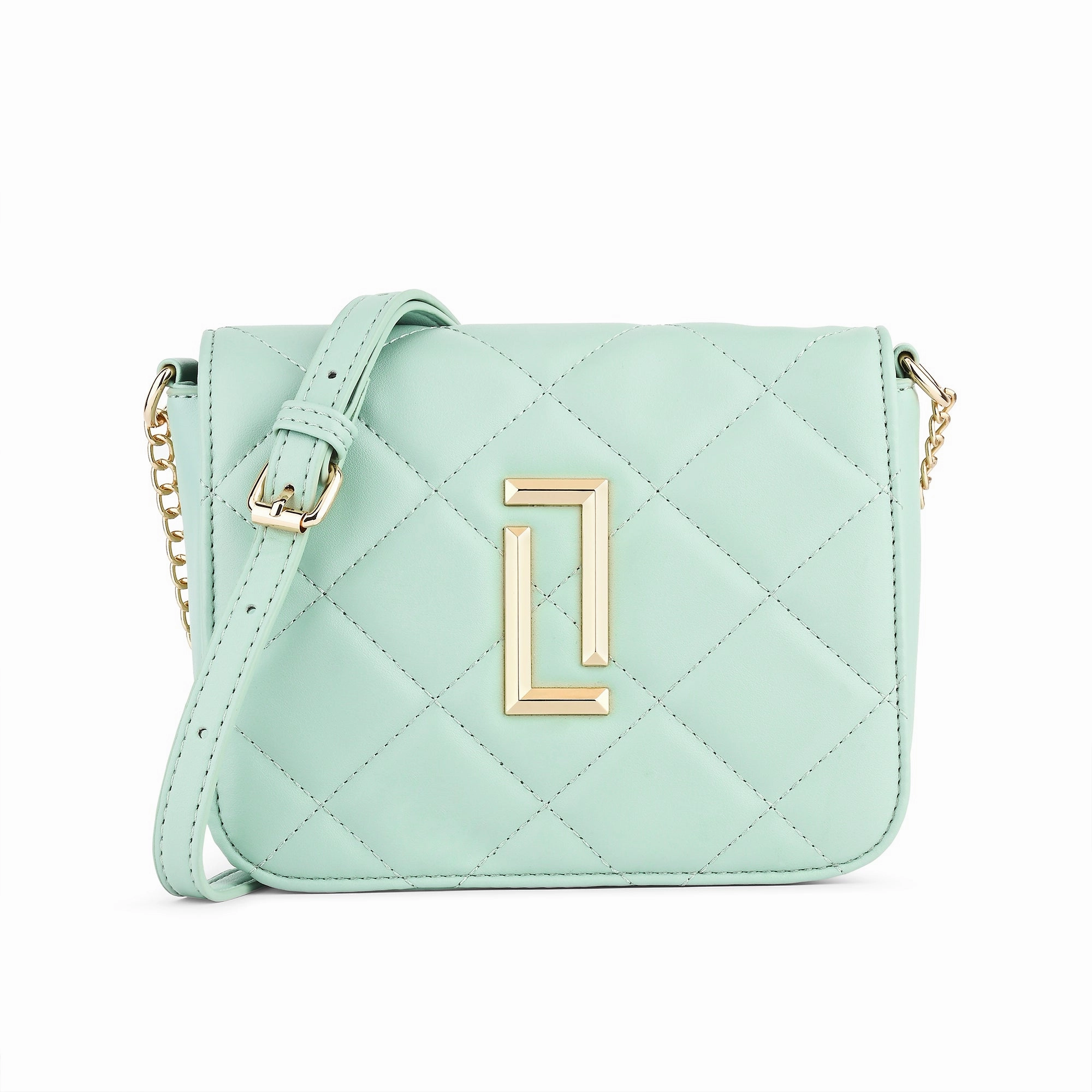 Lavie Luxe Mint Small Women's Carol Flap Sling Bag