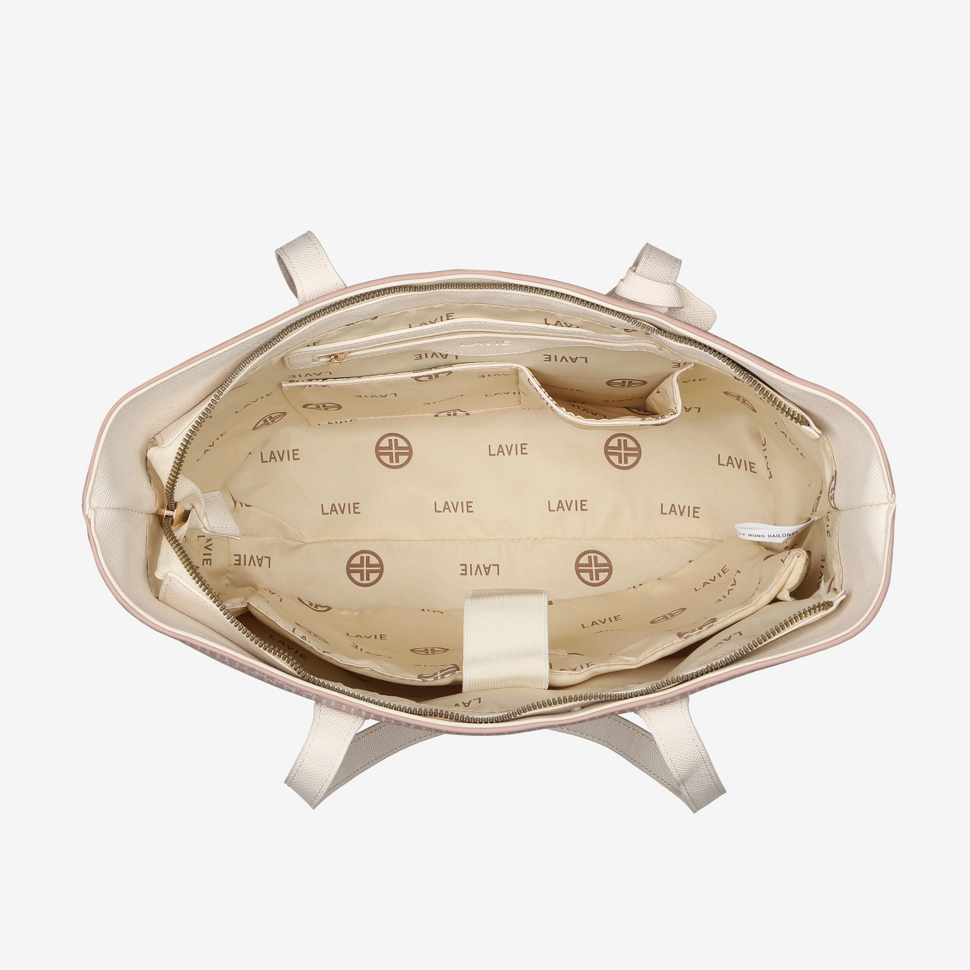 Lavie Luxe Monogram Hailon24 Pro Pink Large Women's handbag