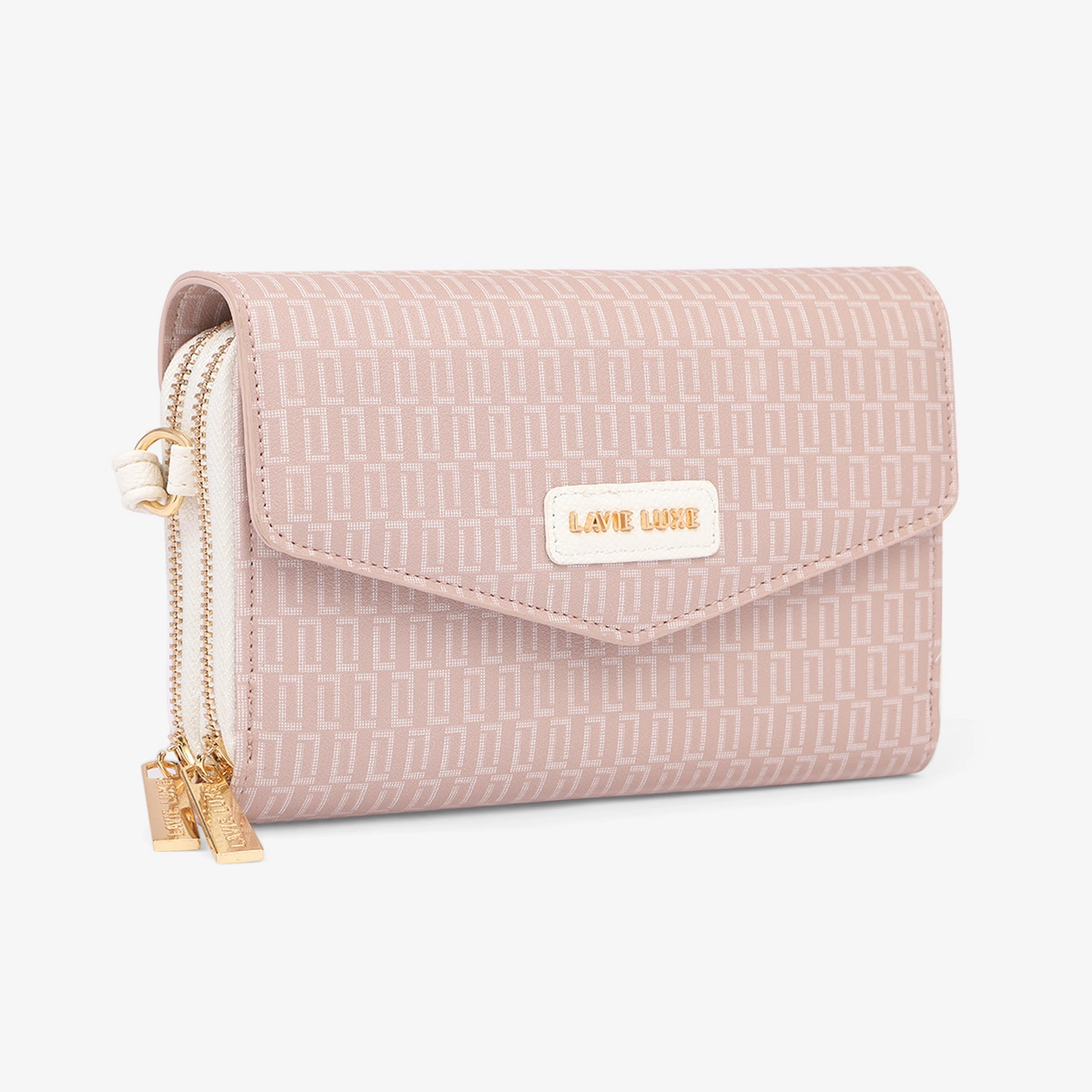 Lavie Luxe Sally Pink Large Women's Sling Wallet