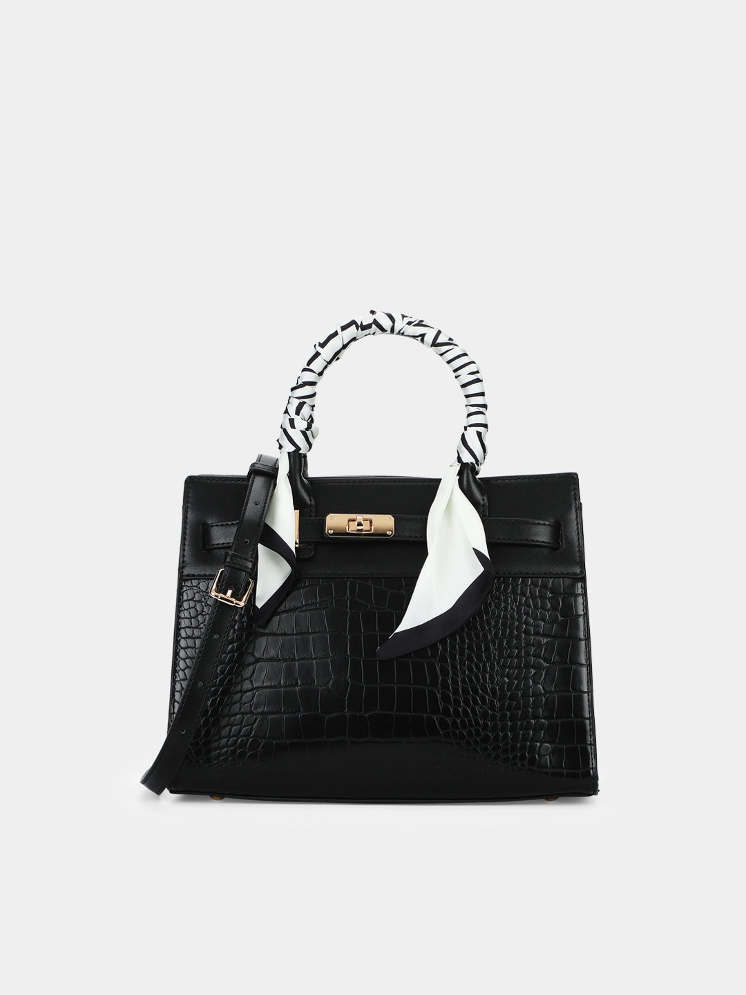 Lavie Luxe Strap 3 Compartment Medium Satchel