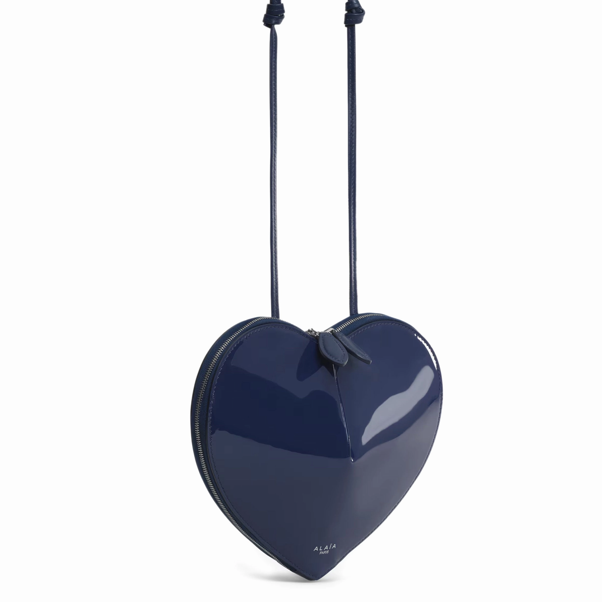 Le Cur Bag Lux Calfskin, Dark Blue Patent