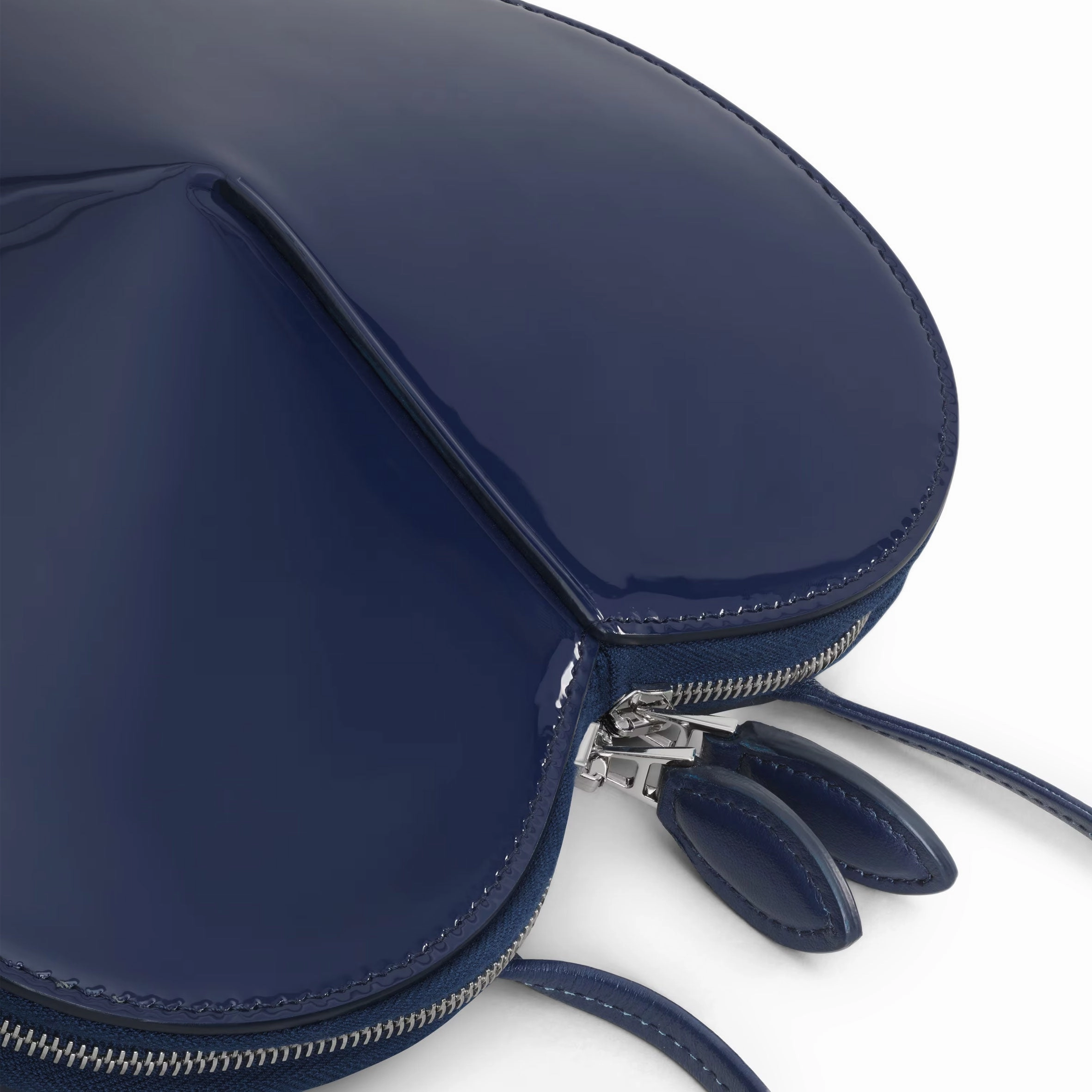Le Cur Bag Lux Calfskin, Dark Blue Patent