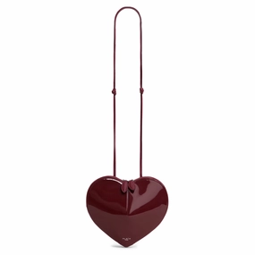 Le Cur Bag Lux Calfskin, Grenat Red Patent