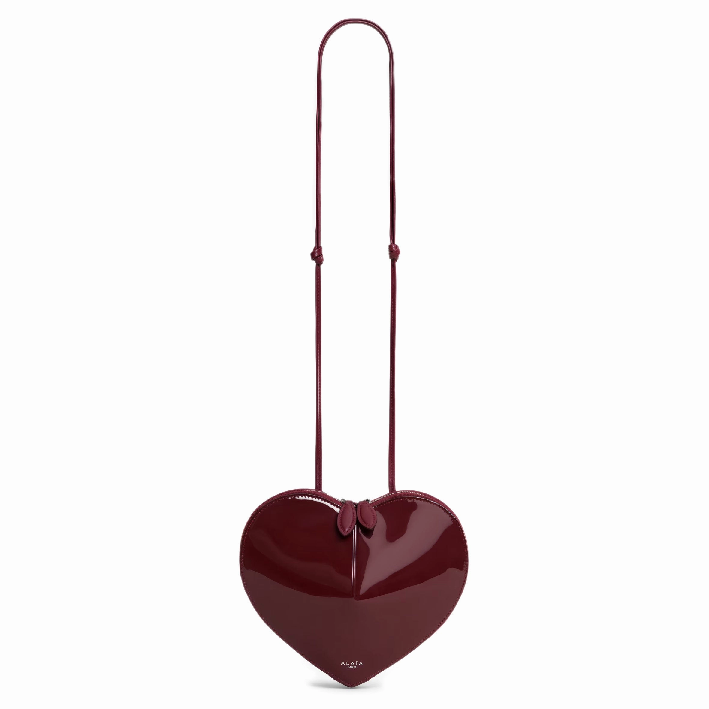 Le Cur Bag Lux Calfskin, Grenat Red Patent