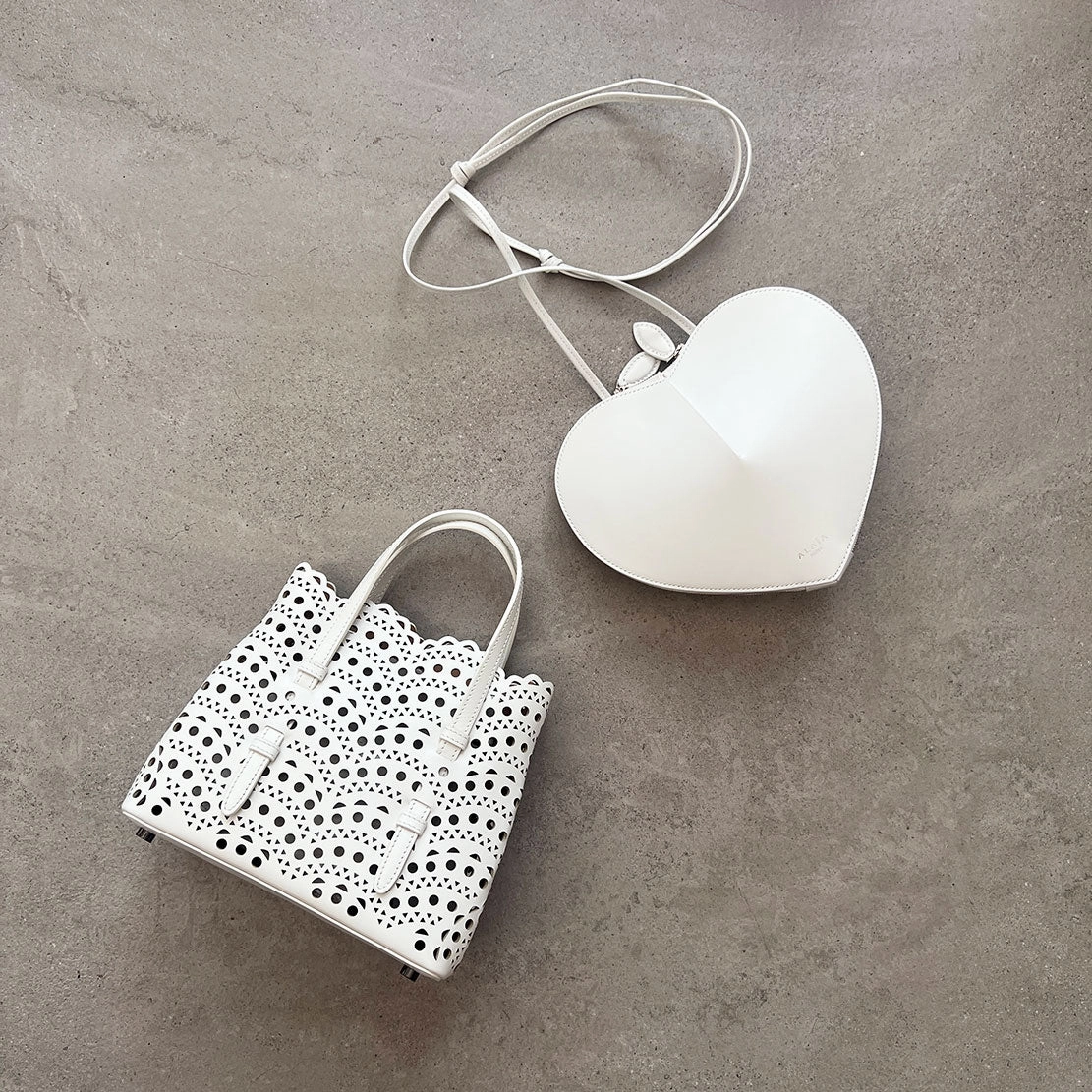 Le Cur Bag Lux Calfskin, White