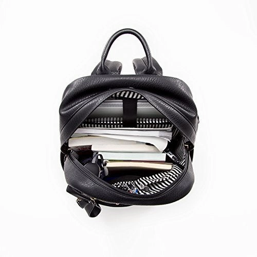 Leather Backpack By Miss Fong,Backpack For Girls Laptop Backpack For Women With Usb Charger,Fits 13