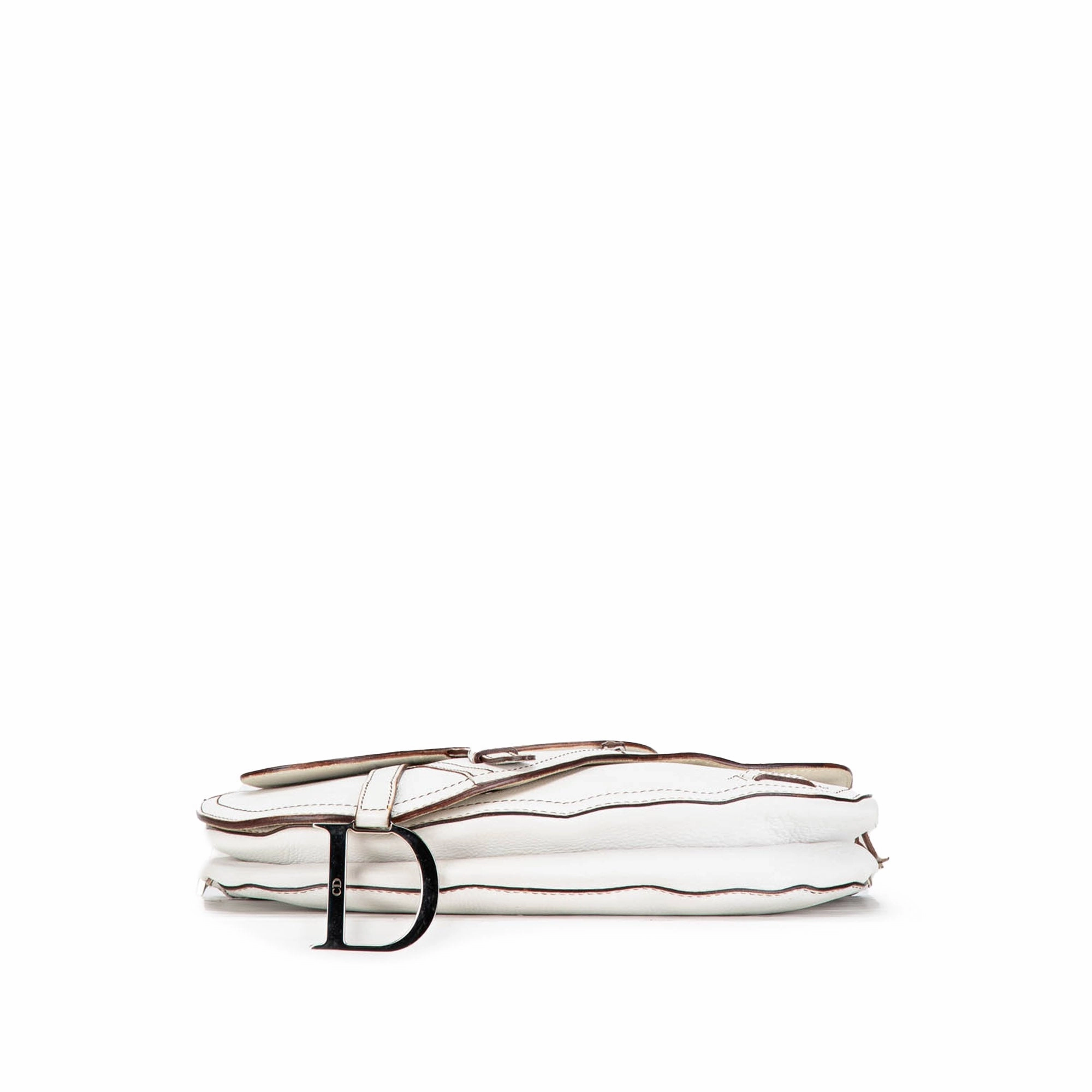 Leather Double Saddle Crossbody