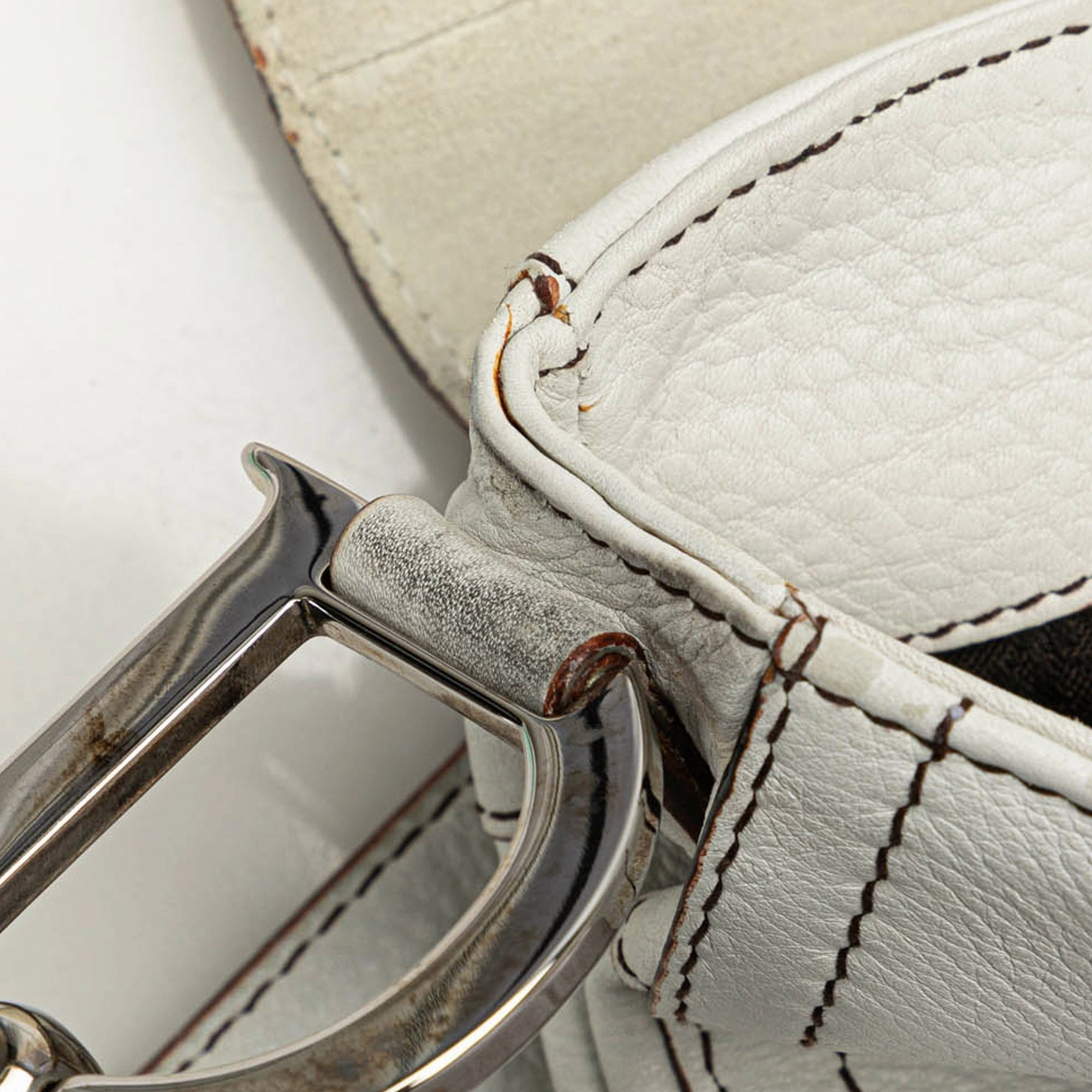 Leather Double Saddle Crossbody