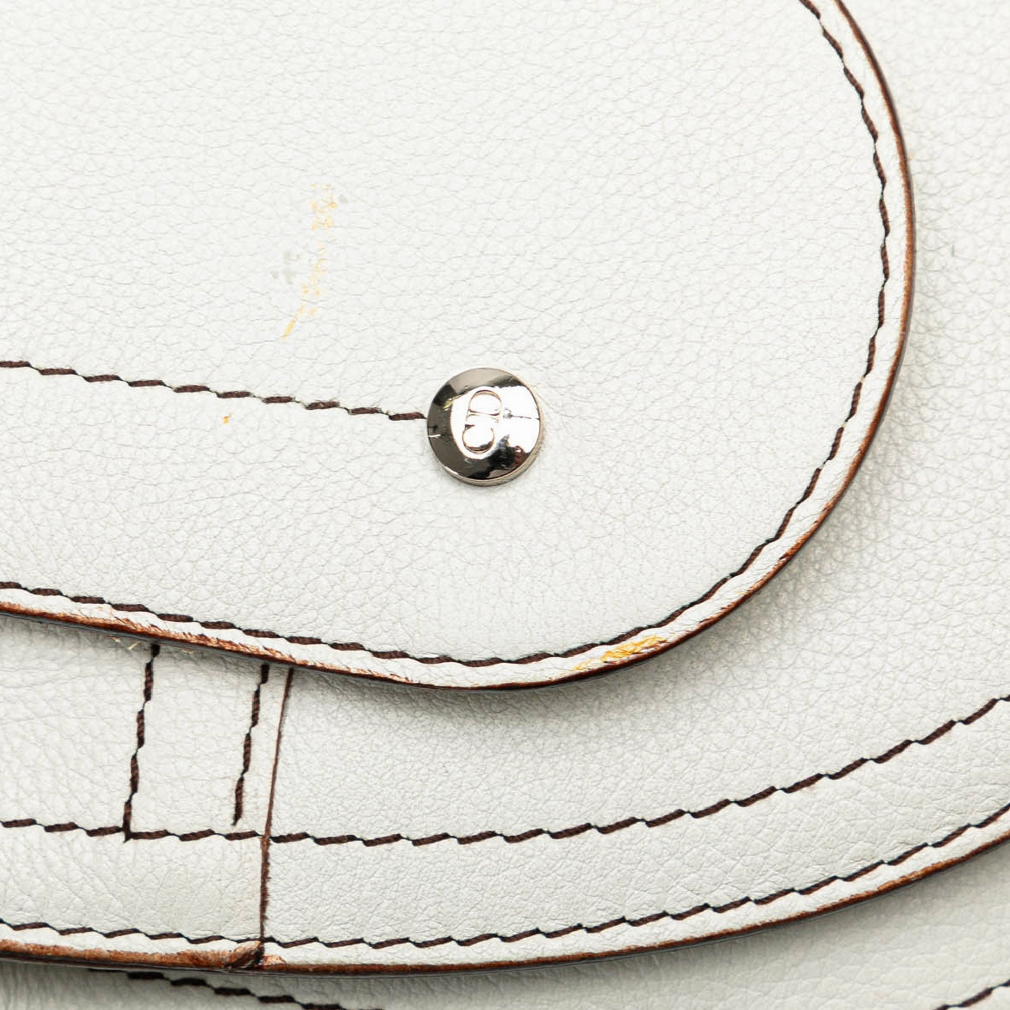Leather Double Saddle Crossbody