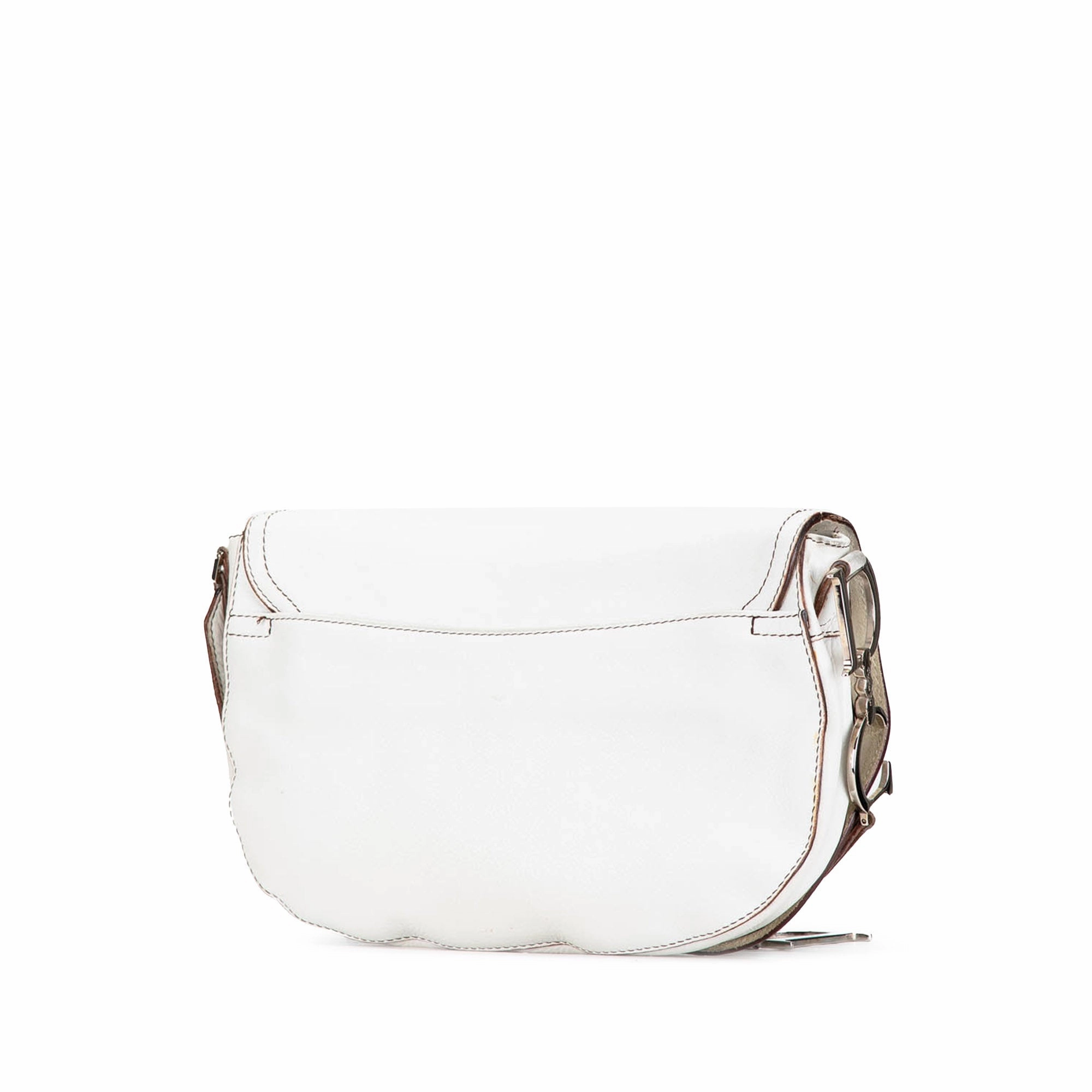 Leather Double Saddle Crossbody