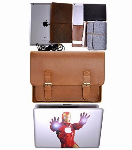 Leather Messenger Bag Zlyc 15.6 Inch Macbook Laptop Bag Vintage Briefcase Men Shoulder Bag