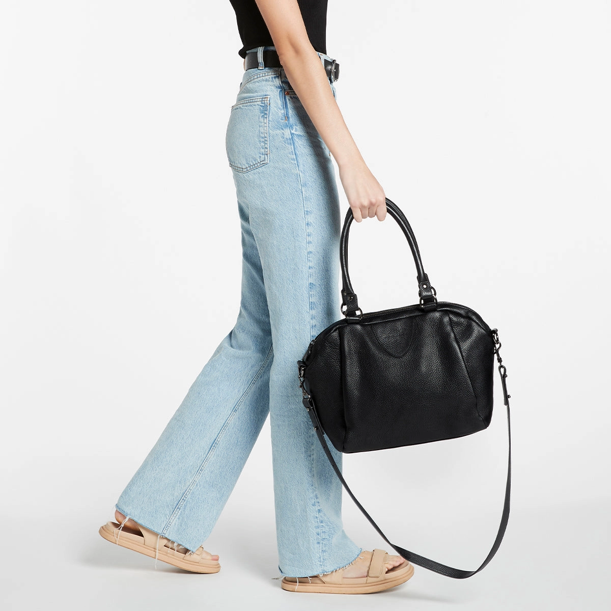 Leather Strap Medium - Black