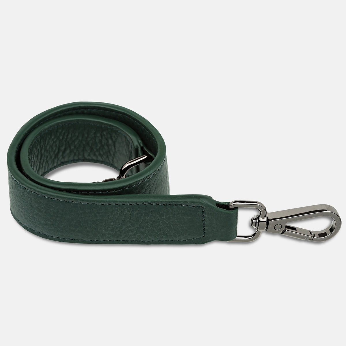 Leather Strap Short - Green