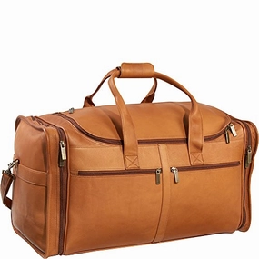 Ledonne Adult Leather Classic Cabin Duffel, Tan