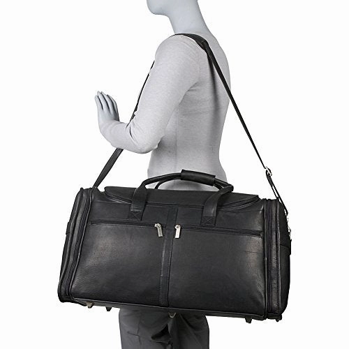 Ledonne Adult Leather Classic Cabin Duffel, Tan