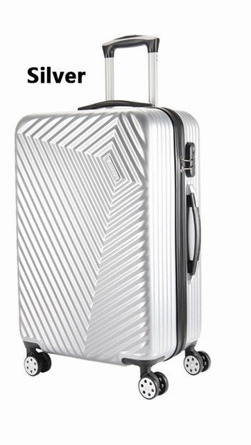 Letrend Women Korea Rolling Luggage Spinner Password Trolley Suitcase Wheels 20 Inch Carry On
