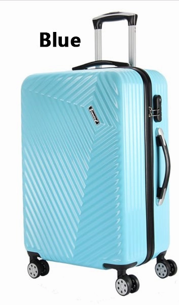 Letrend Women Korea Rolling Luggage Spinner Password Trolley Suitcase Wheels 20 Inch Carry On