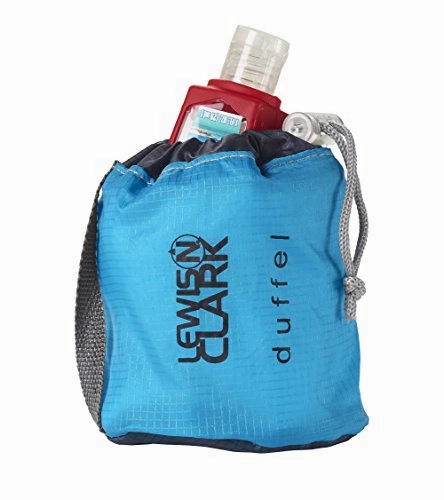 Lewis N Clark Electrolight Duffel, Bright Blue/Charcoal, One Size