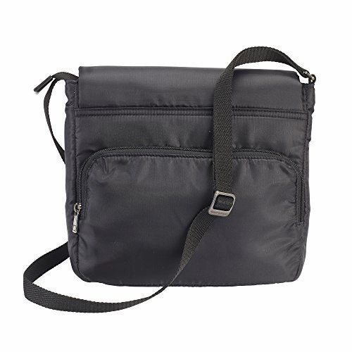 Lewis N. Clark Wea Womens RFID-Blocking Mini Cross-Body, Black