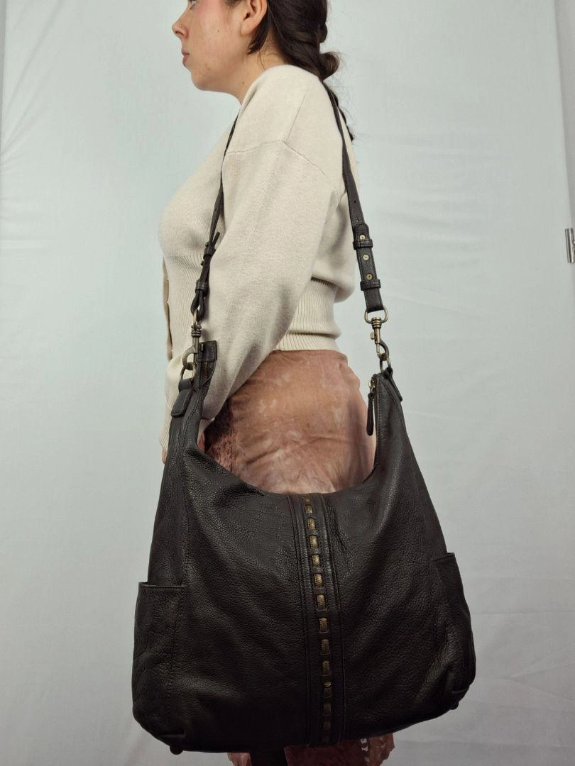 Liebeskin Berlin Chocolate Hobo Bag