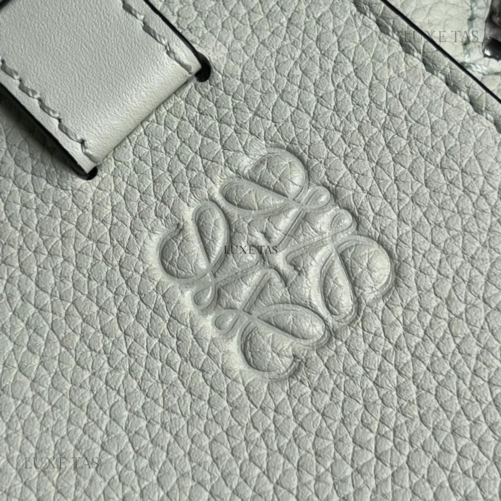Light Celadon Compact Hammock Bag In Soft Grained Calfskin Leather Crossbody Bag for Women