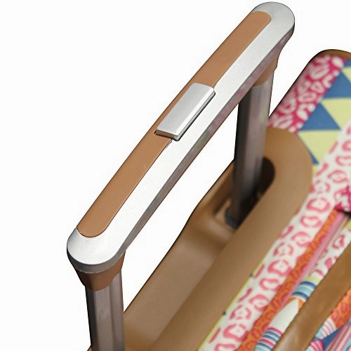 Lily Bloom Large Expandable Design Pattern Luggage With Spinner Wheels (28in, On the Prowl)