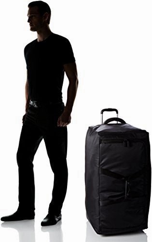 Lipault 0% Pliable 30 Inch 2 Wheeled Duffel, Black, One Size