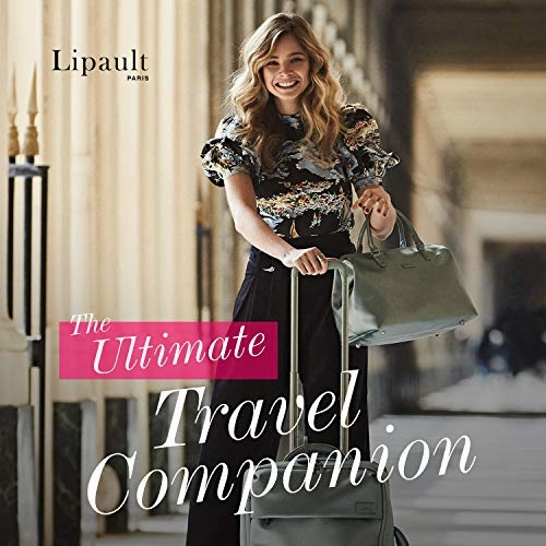 Lipault - Original Plume Spinner 55/20 Luggage - Carry-On Rolling Bag for Women - Black