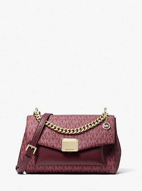 Lita Medium Two-Tone Logo Crossbody Bag