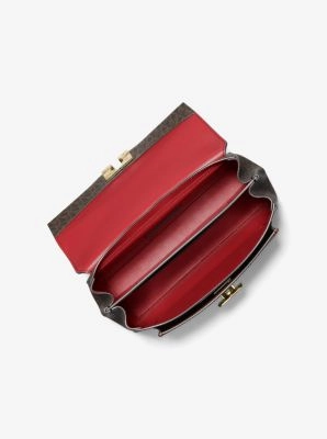 Lita Medium Two-Tone Logo Crossbody Bag