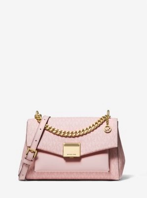 Lita Medium Two-Tone Logo Crossbody Bag