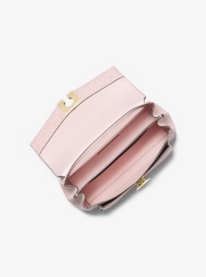 Lita Medium Two-Tone Logo Crossbody Bag