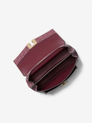 Lita Medium Two-Tone Logo Crossbody Bag