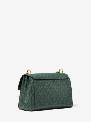 Lita Medium Two-Tone Logo Crossbody Bag