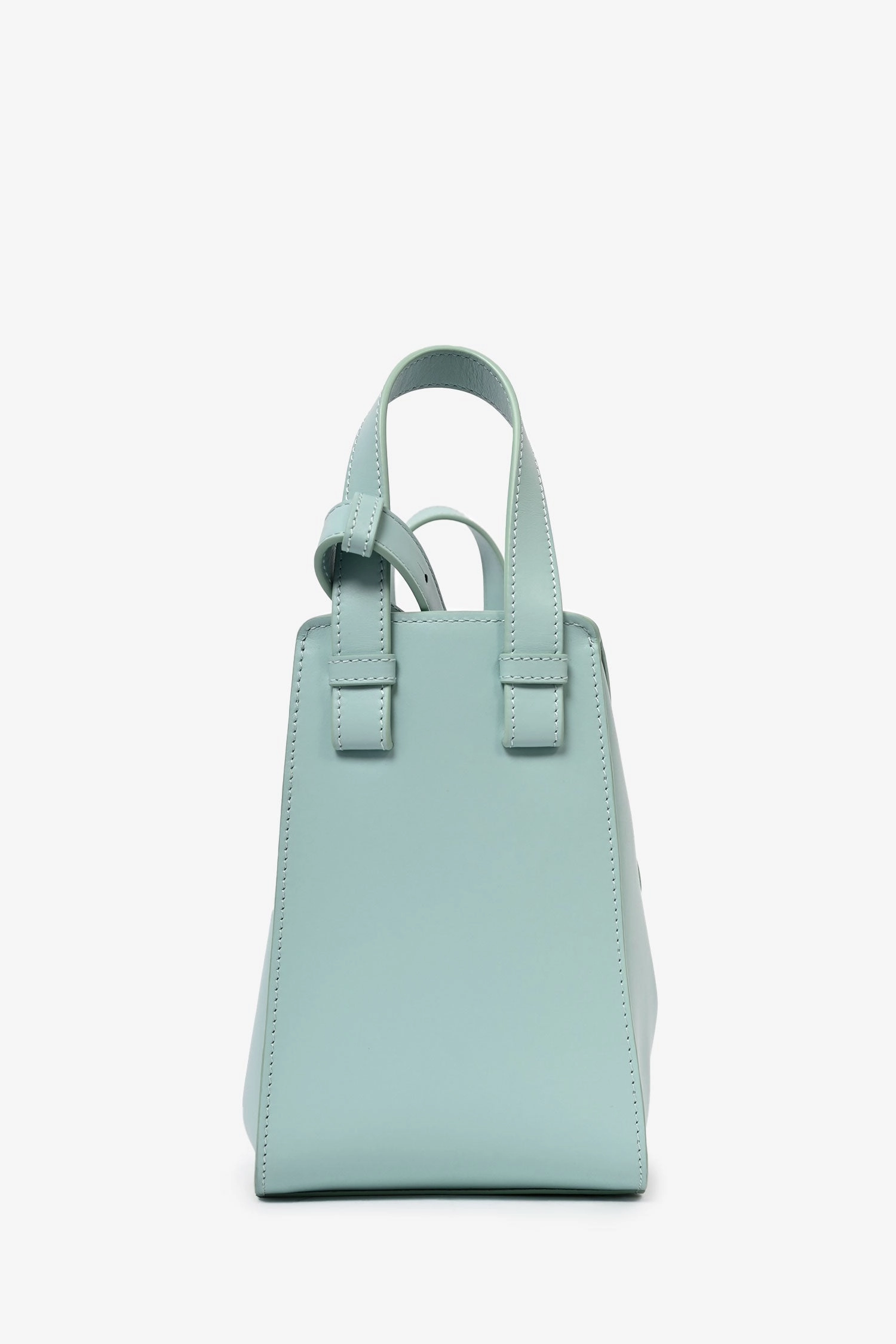 Loewe Aqua Blue Leather Hammock Bunny Charm Bag