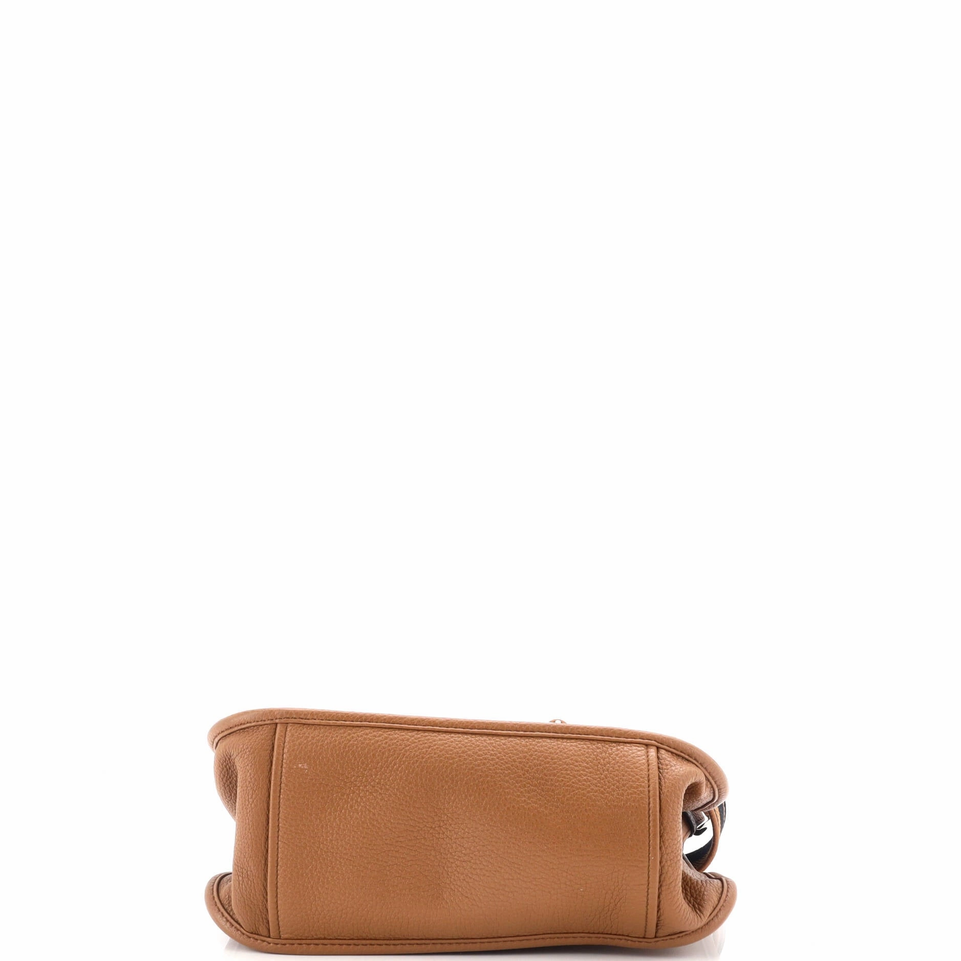 Logo Strap Crossbody Bag Vitello Daino Medium