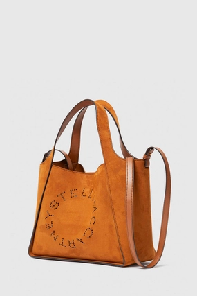 Logo Top Handle Crossbody Tote Bag