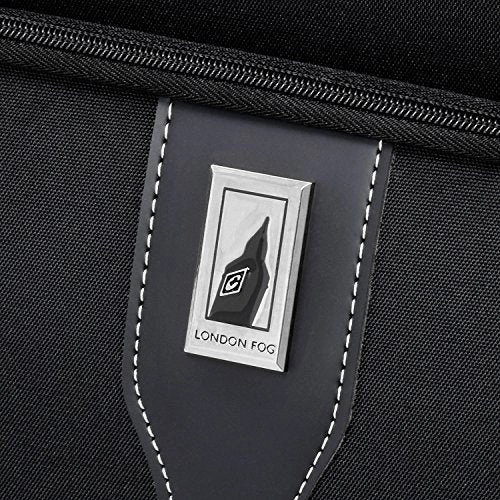 London Fog Knightsbridge 20" Expandable Spinner Carry-On, Black