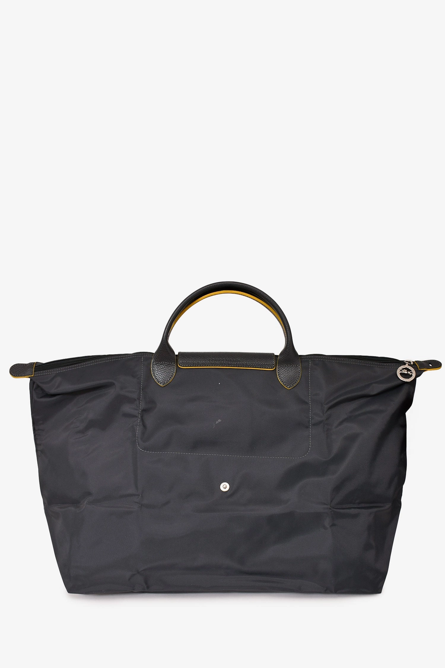 Longchamp Grey XLarge Le Pliage Club Travel Bag