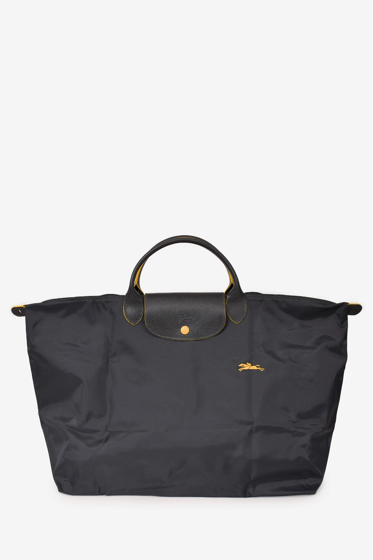 Longchamp Grey XLarge Le Pliage Club Travel Bag